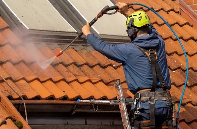 Démoussage et hydrofuge de toiture à Lamazère